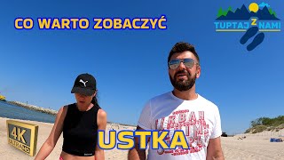 Ustka Co warto zobaczyć 4K  Plaża bunkry miasto zachód słońcaTuptaj z Nami [upl. by Mac129]