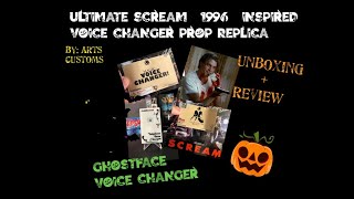 Ultimate Scream 1996 Inspired Voice Changer Prop Replica by Arts Customs  Unboxing  Review [upl. by Ola]