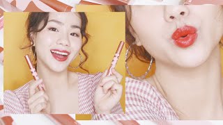 Swatch Son Bút Lông Im MeMe Im Tic Toc Tint Lip VelVet ♡ Quin [upl. by Gonnella265]