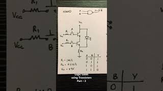 Logic Gates using Transistors  Part 2 [upl. by Charbonneau675]