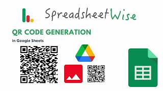 Generating QR Codes in Google Sheets [upl. by Yorel908]