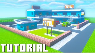 Minecraft Tutorial How To Make A Motel quot2022 City Buildquot [upl. by Kwapong]