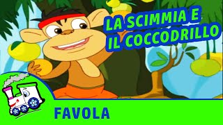 LA SCIMMIA e IL COCCODRILLO  Fiabe e storie della buonanotte per bambini  Ciuf Ciuf [upl. by Aened]