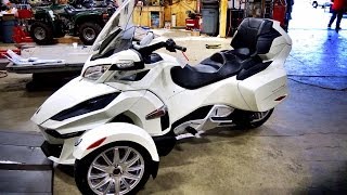 All New 2014 Can Am Spyder RT  1st Real Test Ride  TestRides [upl. by Aisined]