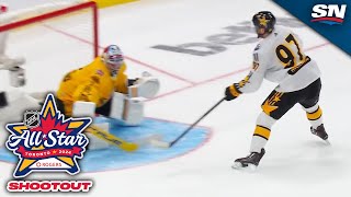 Connor McDavid and Nathan MacKinnons AllStar Showdown Goes To The Shootout [upl. by Seluj]