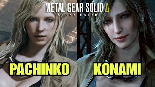 Metal Gear Solid 3 Delta Remake vs Pachinko Remake Trailer Comparison [upl. by Trilley]