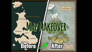 Mapmakeover  Adroya continent [upl. by Elletnahc]