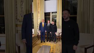 Ukrainian President Zelenskiy arrives at the Élysée Palace for talks with President Trump and Macron [upl. by Service521]