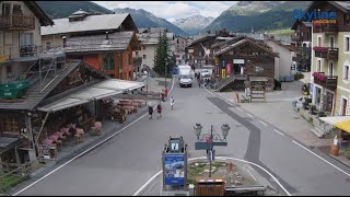 Take a walk at the foot of the Dolomites with this live webcam from Livigno  SkylineWebcams [upl. by Ennirroc909]