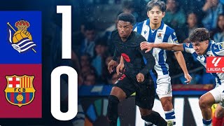 Barcelona vs Real Sociedad 01 • Barcelona Highlights amp All Goals 2024 HD • Hasil Bola Tadi Malam [upl. by Ahsii874]