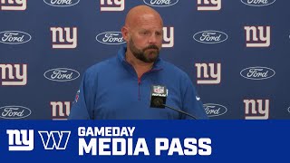 Giants vs Commanders Postgame Interviews Brian Daboll Daniel Jones Malik Nabers Devin Singletary [upl. by Kolk509]