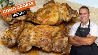 Como adobar pollo para sartén barbacoa u horno [upl. by Barnard708]