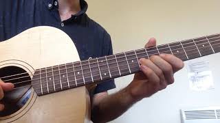 Guitar Lessons  Way Down We Go solo  Kaleo [upl. by Acinnod527]