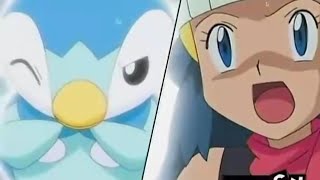 Dawns Piplup Finally Evolves into Prinplup [upl. by Blanka]