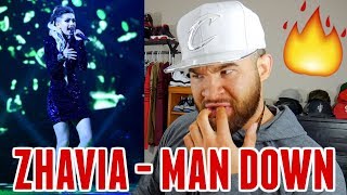 “Devin Gibson Reacts” ZHAVIA  MAN DOWN Rihanna Cover THE FOUR FINALE [upl. by Weitman]