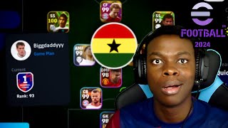 PLAYING AGAINST THE BEST FROM GHANA 🇬🇭 IN eFOOTBALL 2024  PRO SERIES 23 [upl. by Adyan]