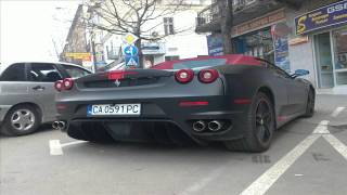 Matte Ferrari F430 Spider Accelerating LOUD [upl. by Karie]