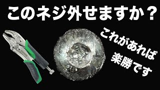 なめたネジは簡単に取れます。ネジザウルスを超えるバイスザウルスが超優秀 ネジ外し [upl. by Ramad]