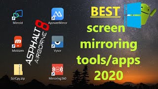 Review💥 Best 6️⃣ SCREEN MIRRORING apps of 2020 for games amp basic use via USB control  Asphalt 8 [upl. by Porter]