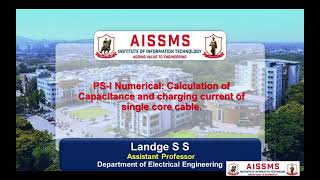 PS I Numerical Calculation of Capacitance and charging current of Single core cable [upl. by Esiuqcaj]