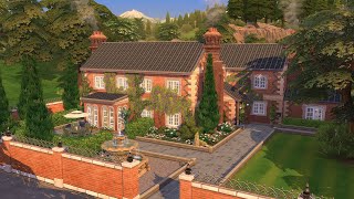 Ashfield Estate  The Sims 4 Speed Build [upl. by Wendie]