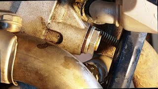 Cam chain Tensioner Removal replacement and adjustment KTM Husqvarna Gas Gas etc [upl. by Auohp]