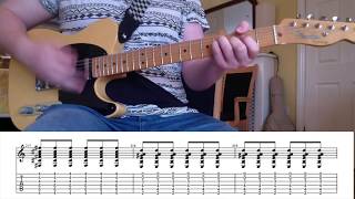 Black Peaks  Glass Built Castles Guitar Cover With Tabs [upl. by Binah]