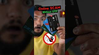 Online Scam without OTP For Credit Card scam otpscam fraud [upl. by Lemrej]