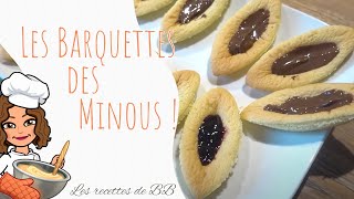 RECETTE  LES DÉLICIEUSES BARQUETTES DES MINOUS  😯😦🥰 [upl. by Magna]