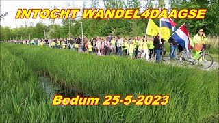 Bedum INTOCHT WANDEL4DAAGSE 2552023 [upl. by Timotheus]