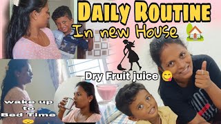 Our New Daily Routine Lifestyle  Dry fruits juice Formula milk Full day Vlog  Bharyavlogs [upl. by Eugine705]