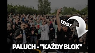 Paluch  quotKażdy Blokquot TEKST [upl. by Anuska]