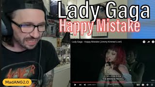 METALHEAD REACTS Lady Gaga  Happy Mistake Jimmy Kimmel Live [upl. by Gunilla]