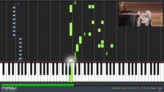 Angel Beats Opening 1  My Soul Your Beats Synthesia [upl. by Suhsoj999]