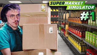 LARGUEI TUDO pra abrir meu PRÓPRIO MERCADINHO  SUPERMARKET SIMULATOR 1 [upl. by Leaffar42]