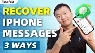 How to Recover Deleted iPhone Messages 3 FAST Ways  No Backup Needed [upl. by Inavoj]