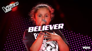 Camille  Believer  Knockouts  The Voice Kids  VTM [upl. by Bodnar]