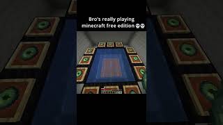 Minecraft free edition minecraft edit [upl. by Busby749]