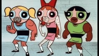 The Powerpuff Girls Opening  Bass Boosted  Earrape [upl. by Dust]