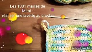 Lavette au crochet  Niveau DÉBUTANT [upl. by Hollyanne]