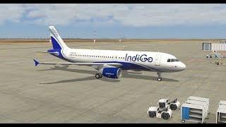 P3D v4XPlane 11 FFA320  VOBL ✈ VOML ✈ VOBL  IndiGo [upl. by Betsy]