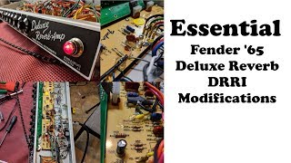 Fender 65 Deluxe Reverb Reissue DRRI Mods  How To AB763 Modifications [upl. by Tebazile]