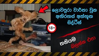 කැමරාවට හසුවූ හොල්මන් part 43 Paranormal Activity kazzai holman  ghosts explained sinhala ghost [upl. by Enyleuqcaj]