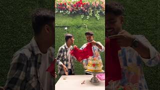 Birthday gift🎁🤣 kaisa laga shorts poppervishal prank birthday funny reaction gift [upl. by Adnaloj]