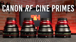 New Canon RF Mount Cinema Prime Lenses [upl. by Erodeht]