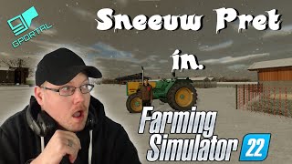 Sneeuw Pret in Farming Simulator 22  Eigen Server [upl. by Havelock]