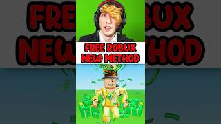 New Free Robux Method [upl. by Breger]