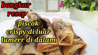 piscok pisang coklat lumer enak manis [upl. by Alarice405]