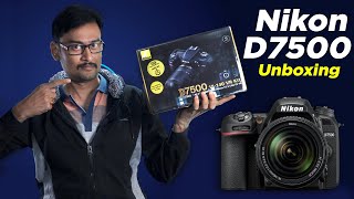 Nikon D7500 Unboxing Handson Review  Best DSLR Under 70K [upl. by Aitat249]