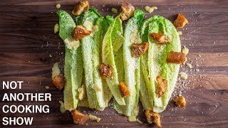 THE ORIGINAL CAESAR SALAD RECIPE [upl. by Shirline]